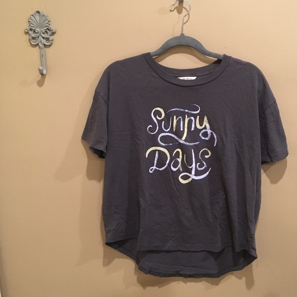 WildFox Sunny Days Graphic Tee Charcoal Gray - Picture 5 of 12